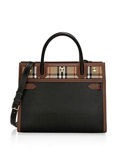 saks burberry girls|saks burberry handbags.